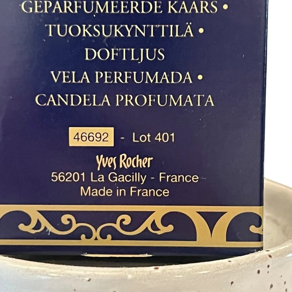 Yves Rocher Ispahan Vintage Original Perfumed Candle Box NEW 5.64 oz RARE France